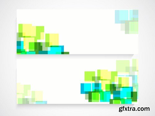 Abstract Banners Collection #16 - 25 Vectors