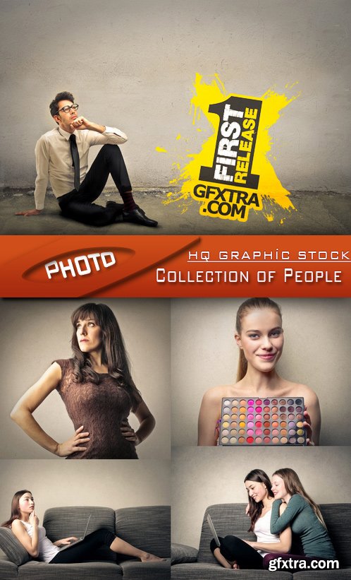 Stock Photo - Collection of People