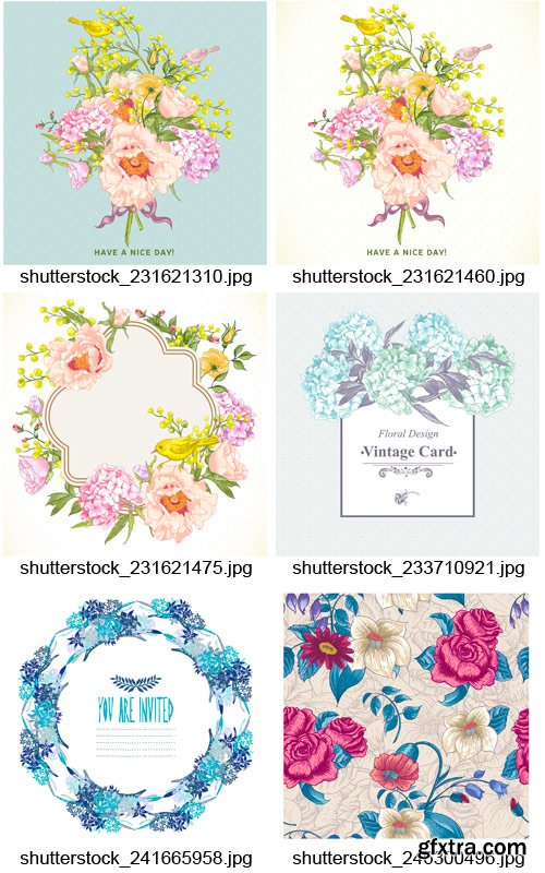 Amazing SS - Floral & Watercolor Design, 25xEPS Amazing SS - Floral & Watercolor Design, 25xEPS