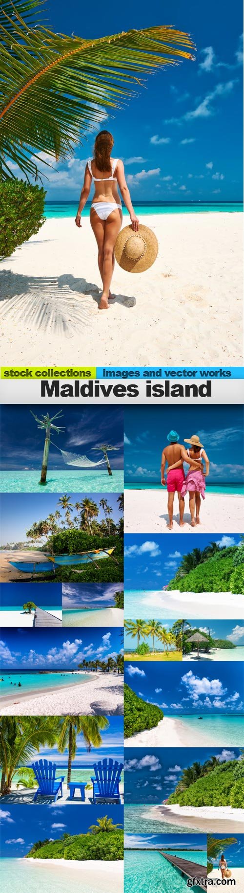 Maldives island, 15 x UHQ JPEG