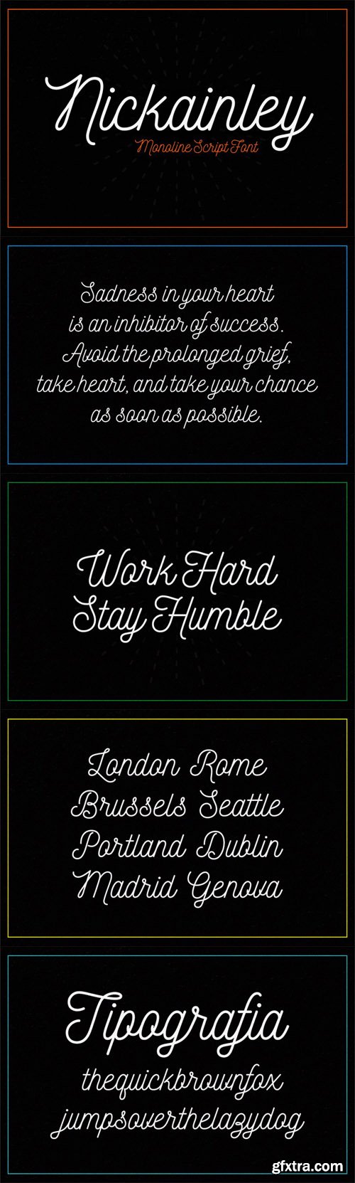 Nickainley Script Font