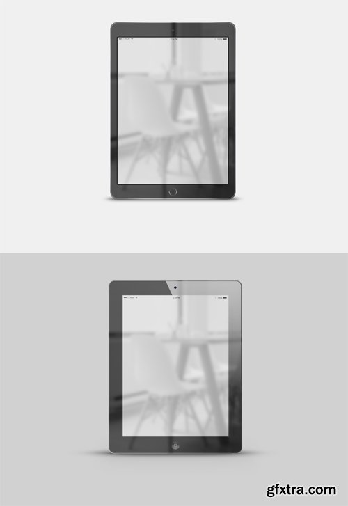 iPad 2 and iPad Air 2 Mockups With Reflex Screen iPad 2 and iPad Air 2 Mockups With Reflex Screen