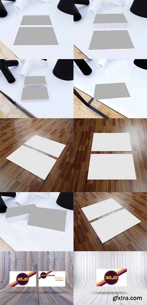 10 Business Card Mock up Templates 10 Business Card Mock up Templates