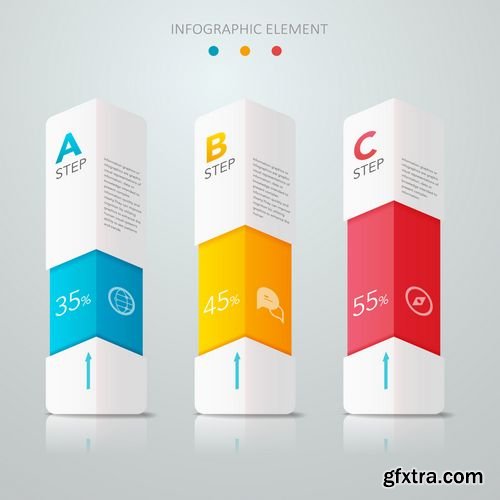 Modern Vector Abstract Infographic Elements