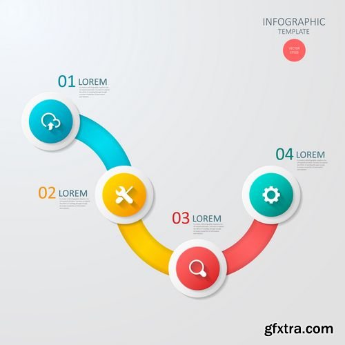 Modern Vector Abstract Infographic Elements