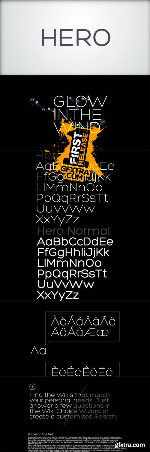 HERO - Classy Rounded Typeface HERO - Classy Rounded Typeface