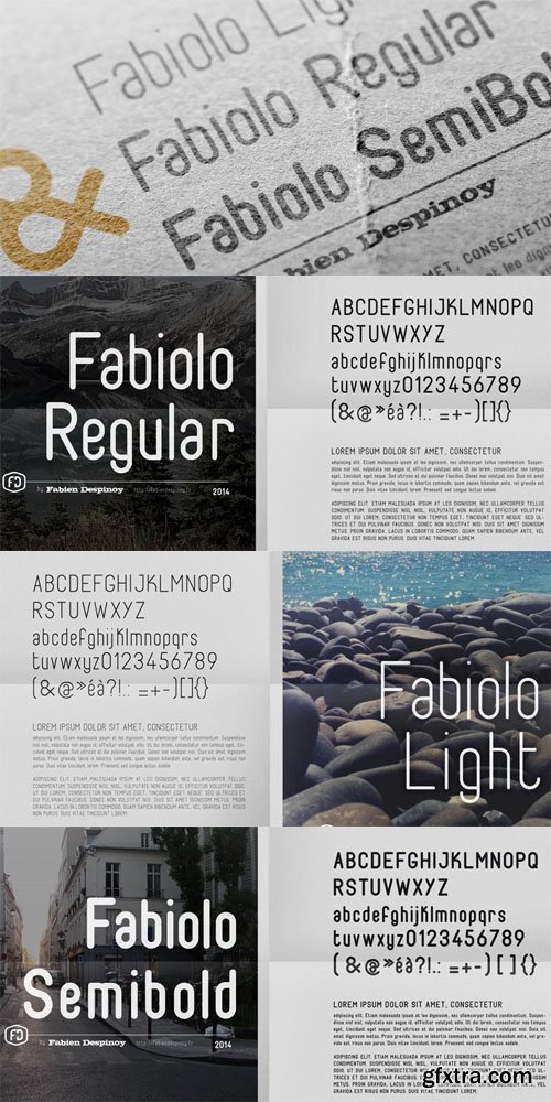 Fabiolo - Sober Multi-purpose Font Family Fabiolo - Sober Multi-purpose Font Family