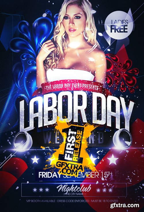 Labor Day Party Flyer Template Labor Day Party Flyer Template