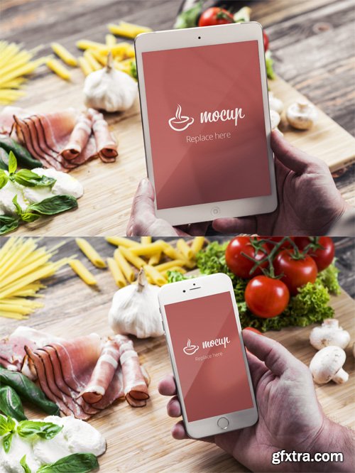 2 PSD Mockups Food 2 PSD Mockups Food