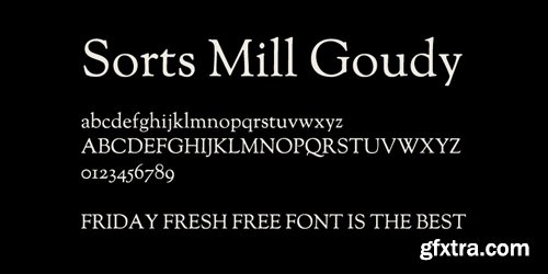 Sorts Mill Goudy Professional Font Sorts Mill Goudy Professional Font