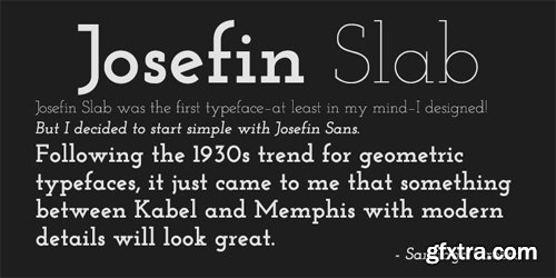 Josefin Slab - Elegant Geometric Serif Font Josefin Slab - Elegant Geometric Serif Font