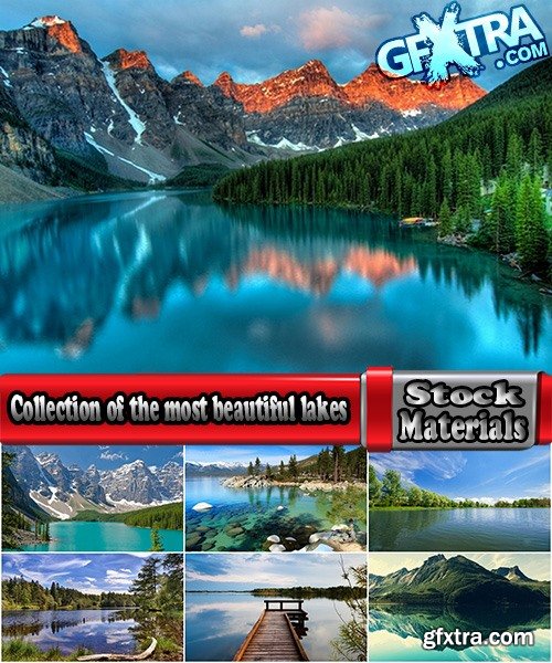 Collection of the most beautiful lakes in the mountains lake blue water stones on the lake 25 HQ Jpeg