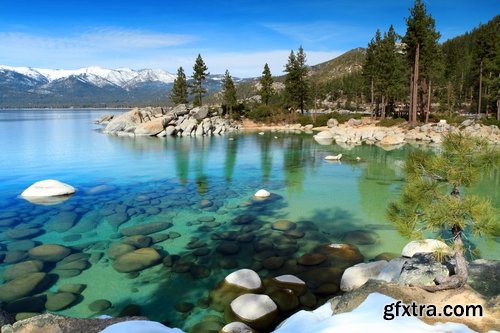 Collection of the most beautiful lakes in the mountains lake blue water stones on the lake 25 HQ Jpeg