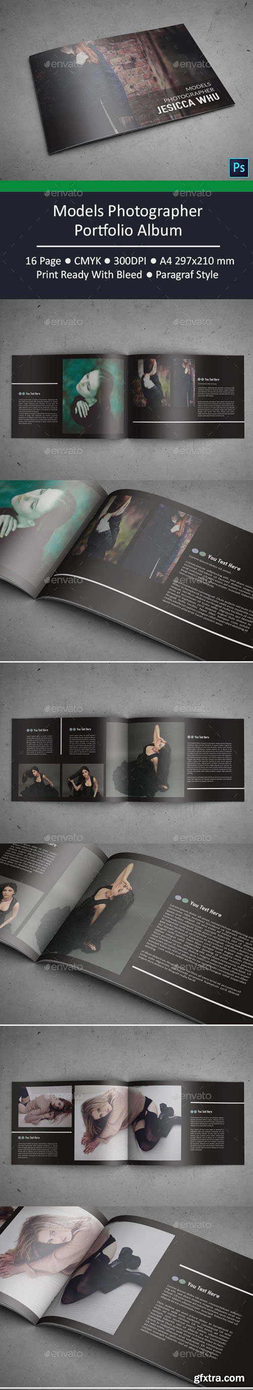 GraphicRiver Model Photographer Album 10906591