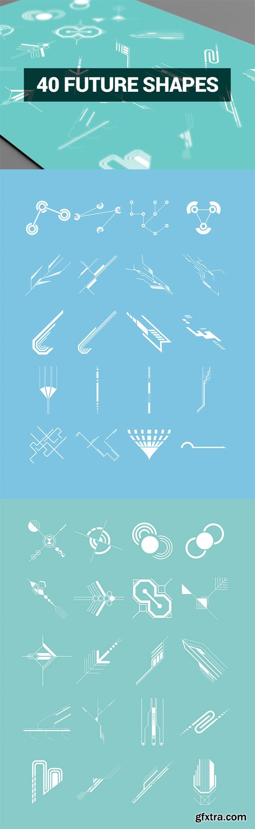 Abstract Shapes - 40 Future Shapes Abstract Shapes - 40 Future Shapes