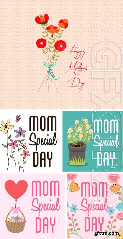 Stock Vectors - Mothers day design, vector illustration