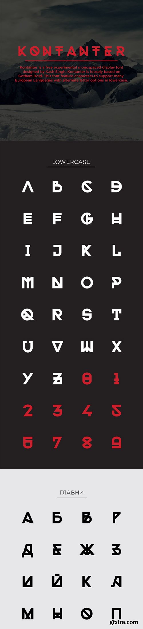 Kontanter Font Kontanter Font