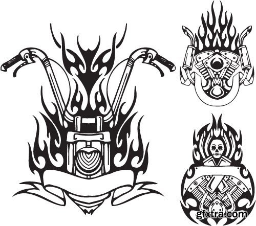 Tattoo element vector, &nbsp;20 x EPS