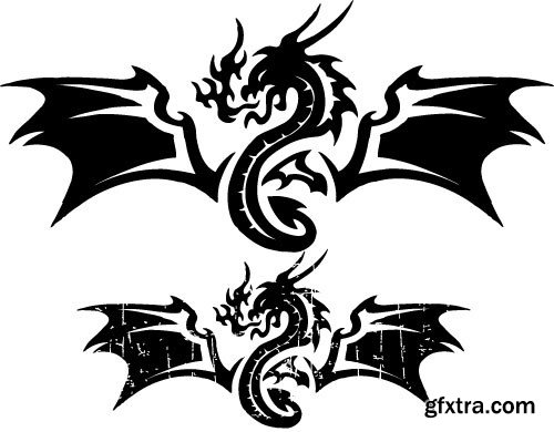 Tattoo element vector, &nbsp;20 x EPS