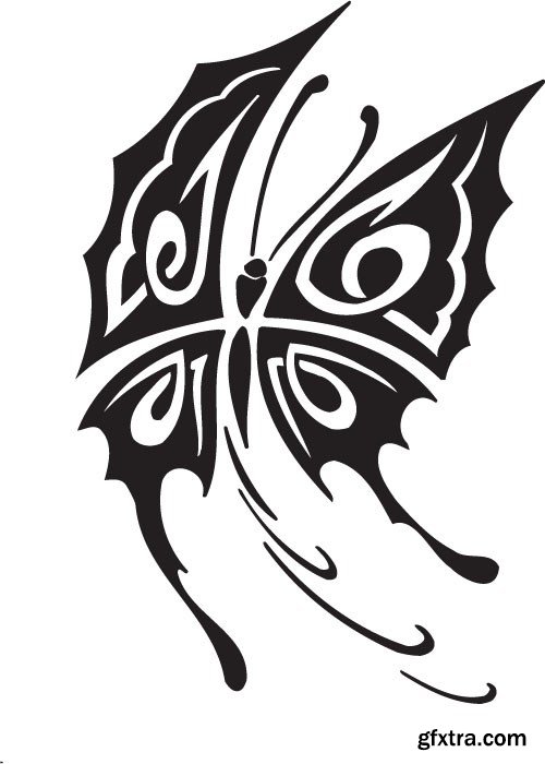 Tattoo element vector, &nbsp;20 x EPS