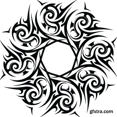 Tattoo element vector, &nbsp;20 x EPS