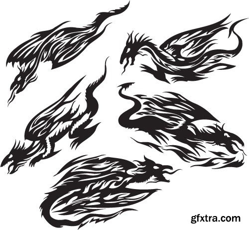 Tattoo element vector, &nbsp;20 x EPS