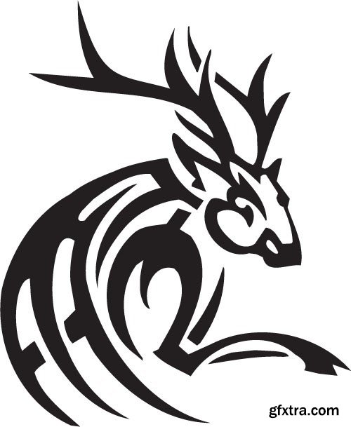 Tattoo element vector, &nbsp;20 x EPS