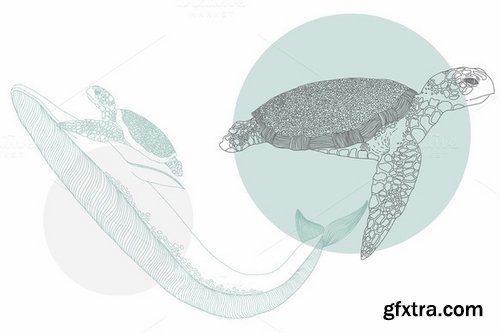 CM - Marine animals 51032 CM - Marine animals 51032