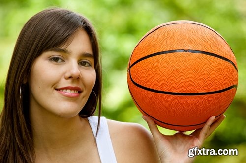 Collection of women\'s basketball girl with a basketball 25 HQ Jpeg