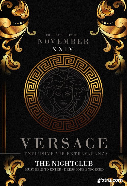 Upscale Lounge VIP Party Flyer Template