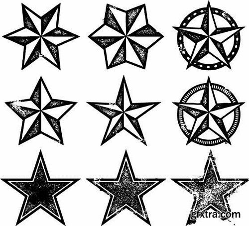 Collection of vector star background picture star 25 Eps