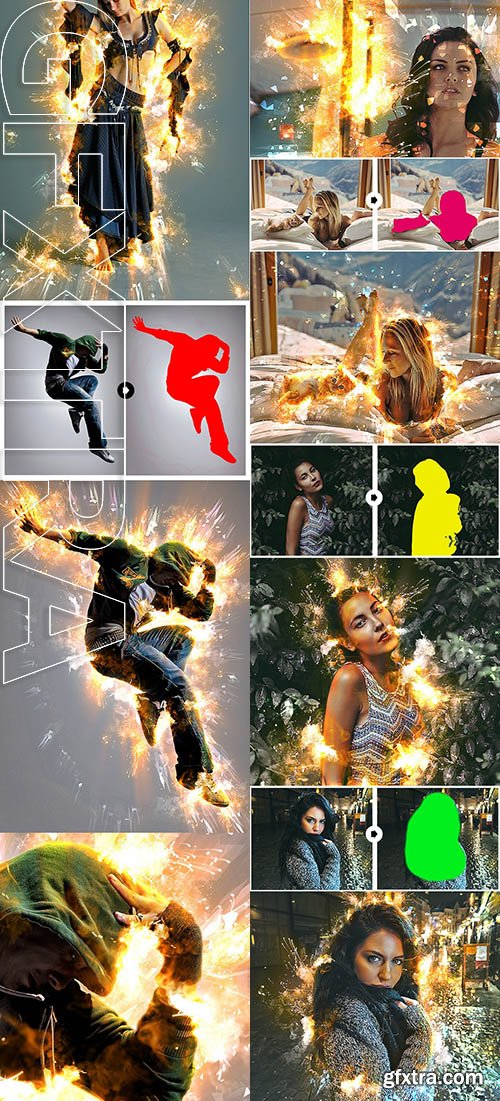 Impressionist Fire - Photoshop Action - GraphicRiver 11158549