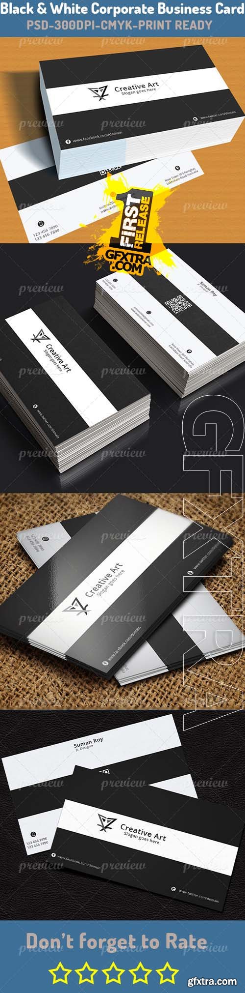 Black &amp; White Business Card