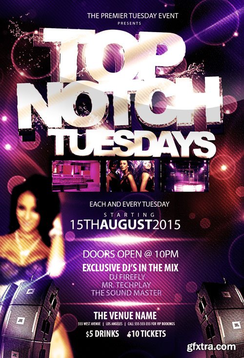 Top Notch Tuesday Flyer Template Top Notch Tuesday Flyer Template