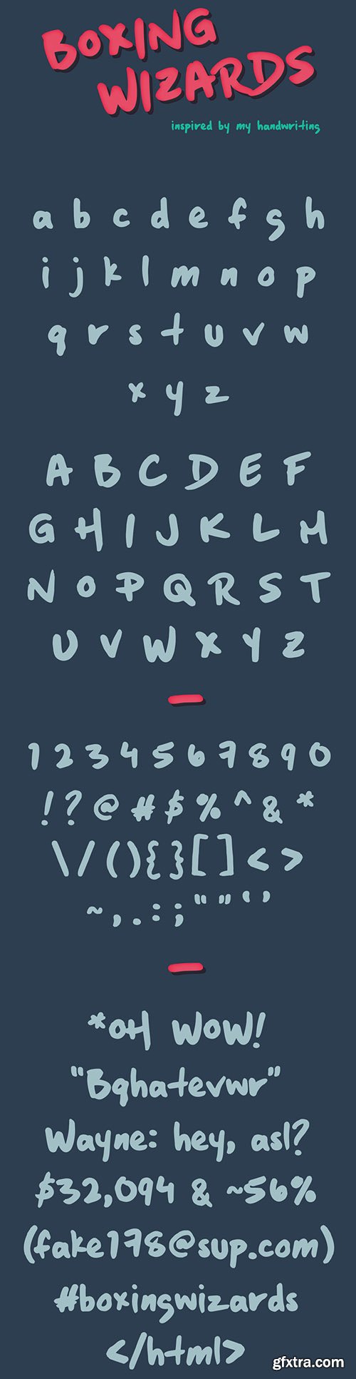 Boxing Wizards Font Boxing Wizards Font