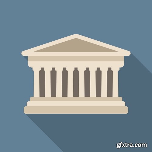 Collection of vector picture ancient columns roman column ancient ...