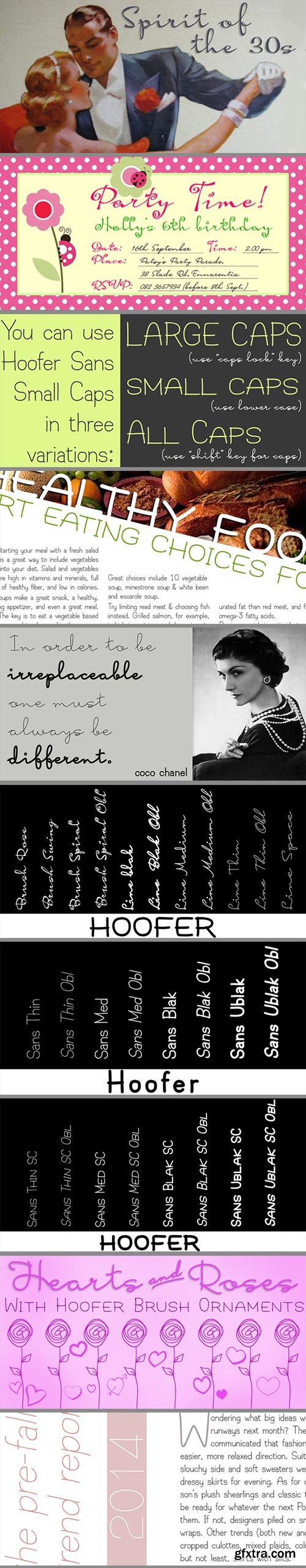 Hoofer - Mega Hand-Drawn Script Family 28xOTF