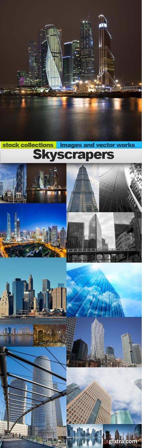 Skyscrapers, 15 x UHQ JPEG