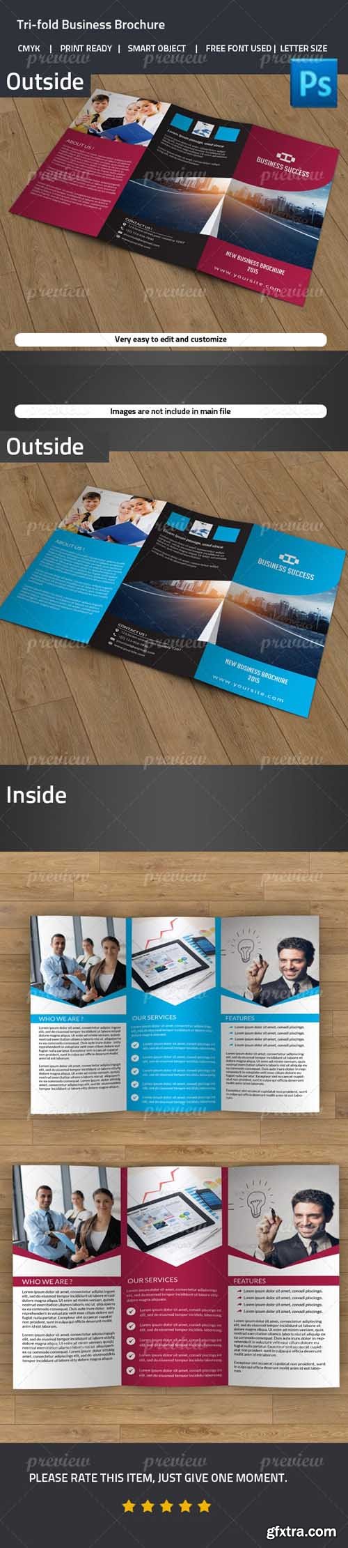 Trifold Brochure Corporate 4016