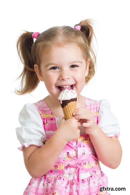 Kid with ice cream 11x JPEG