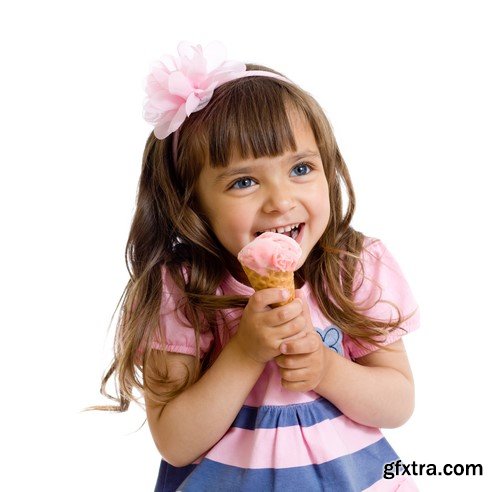 Kid with ice cream 11x JPEG
