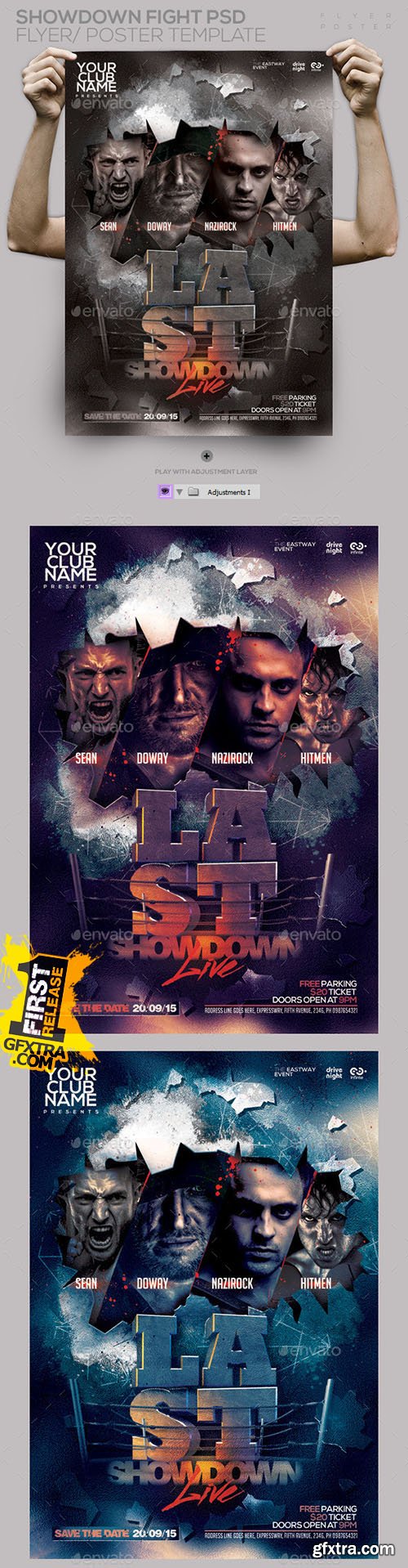 GraphicRiver Showdown Fight PSD Flyer / Poster GraphicRiver Showdown Fight PSD Flyer / Poster