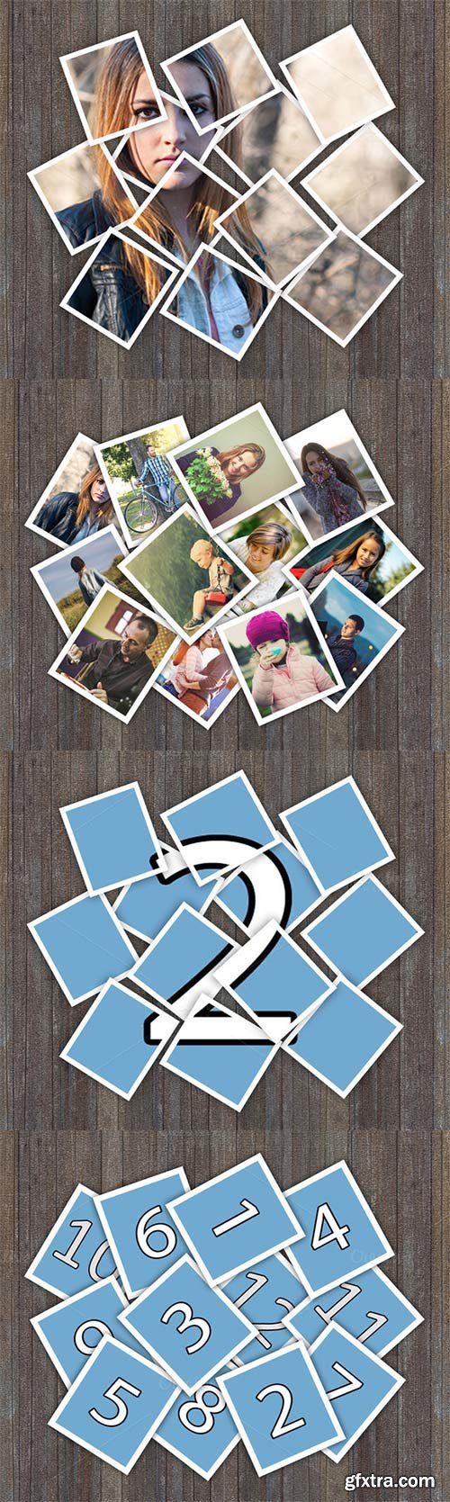 CM - Scattered Photo Display Mock-Up 255390 CM - Scattered Photo Display Mock-Up 255390