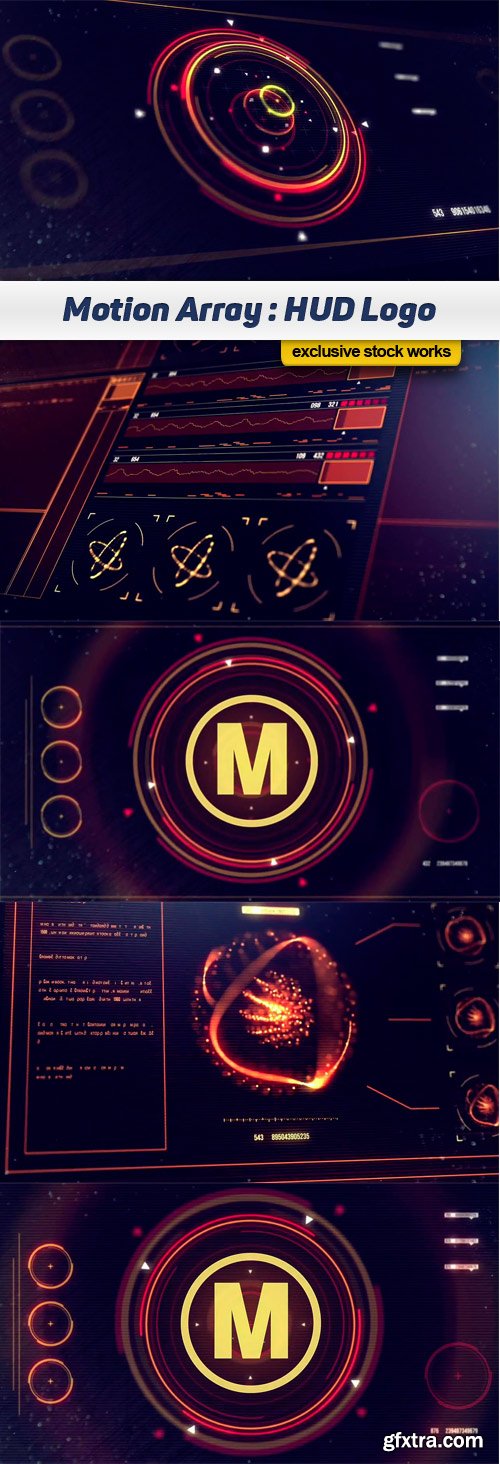 Motion Array HUD Logo After Effects Template » GFxtra