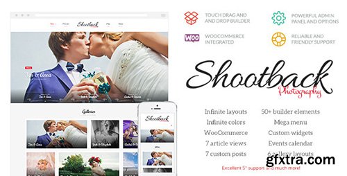 ThemeForest - Shootback v1.1 - Retina Photography WordPress Theme - 10697382