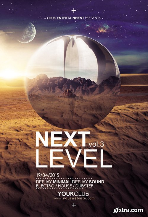 Next Level 3 Flyer Template