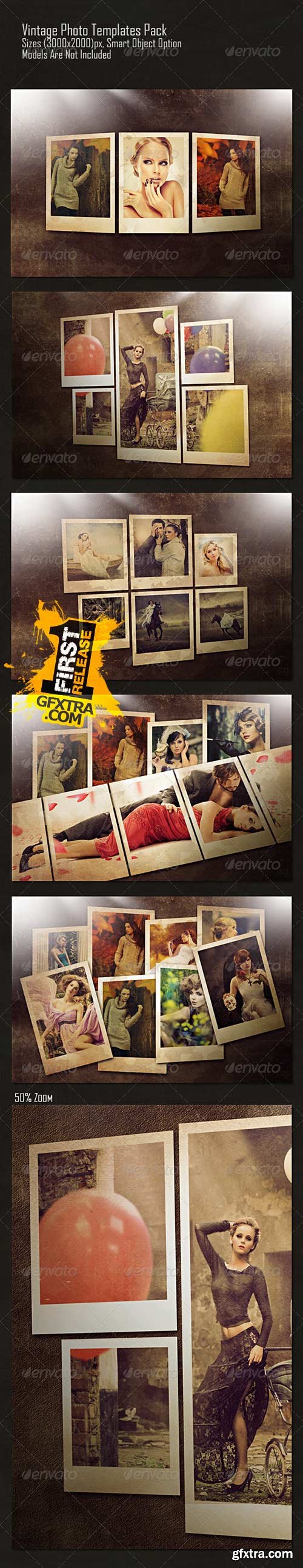 GraphicRiver - Vintage Photo Templates Pack 6765011