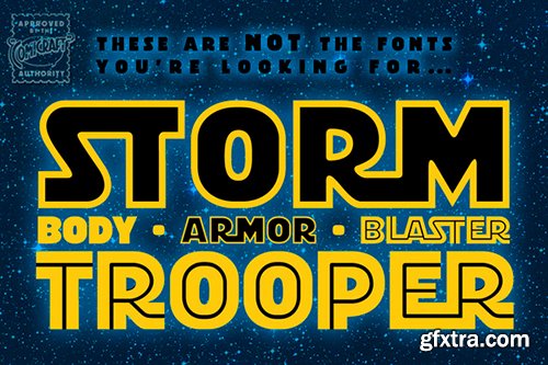 CM Stormtrooper Font Family 262057