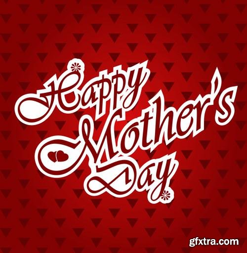 Happy Mothers Day Cards Labels Icons Design Elements 50EPS Happy Mothers Day Cards Labels Icons Design Elements 50EPS