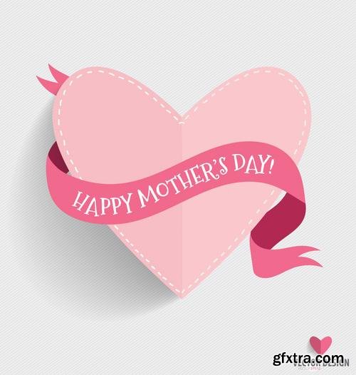 Happy Mothers Day Cards Labels Icons Design Elements 50EPS Happy Mothers Day Cards Labels Icons Design Elements 50EPS